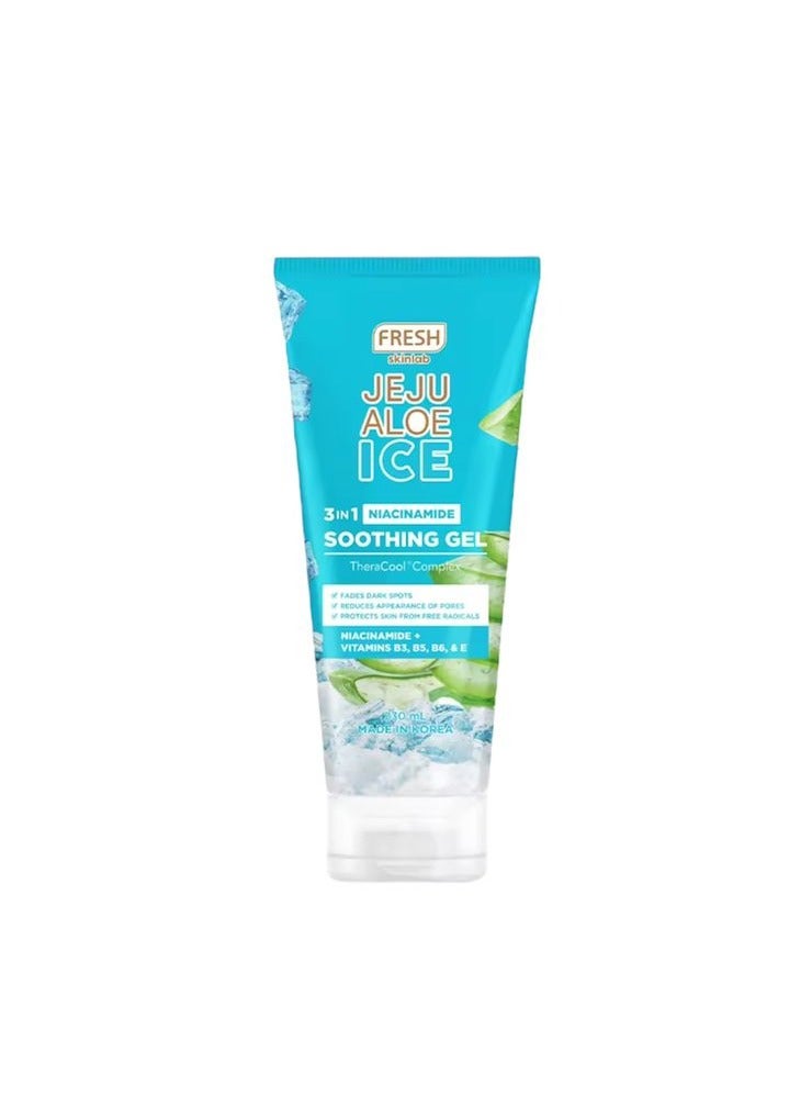 Jeju aloe ice 3 in 1 niacinamide soothing gel