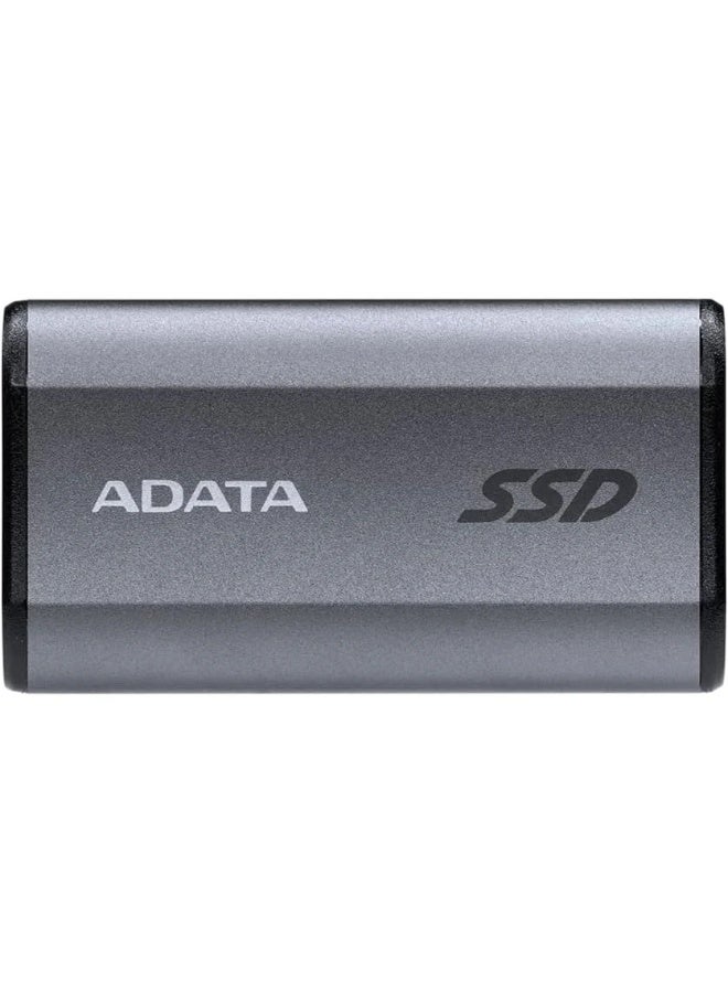 ADATA SE880 1TB External SSD Portable Ultra Fast Solid State Drive Compatible with PS5 XBOX - Silver - Image 1