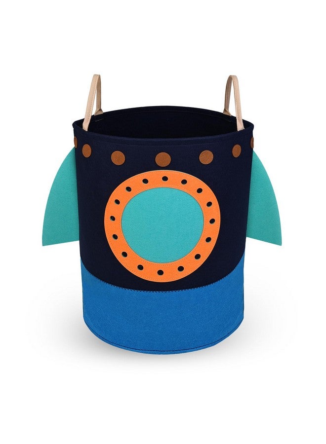 RareCi Laundry Hamper Large Rocket kids laundry basket with Carry Handle. Ideal for Toy Storage, Kids Laundry Hamper, Boys Hamper, Baby Laundry basket,Girls hampers for bedroom,Decor - Image 1
