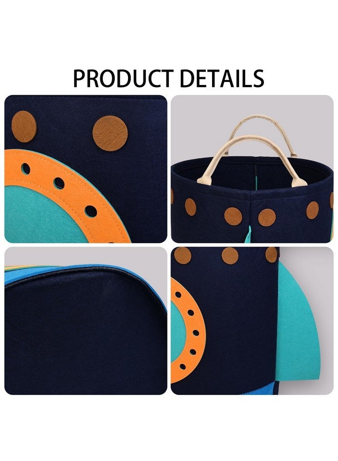 RareCi Laundry Hamper Large Rocket kids laundry basket with Carry Handle. Ideal for Toy Storage, Kids Laundry Hamper, Boys Hamper, Baby Laundry basket,Girls hampers for bedroom,Decor - Image 5