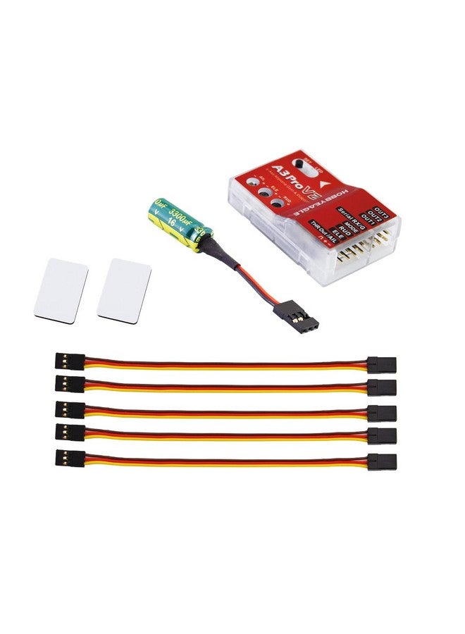 SoloGood SoloGood HOBBYEAGLE A3 Pro V2 6-Axis RC Plane Flight stabilizer Controller Gyroscope Balancing Apparatus Airplane Gyro Stabilizer for Fixed Wing RC Plane - Image 1