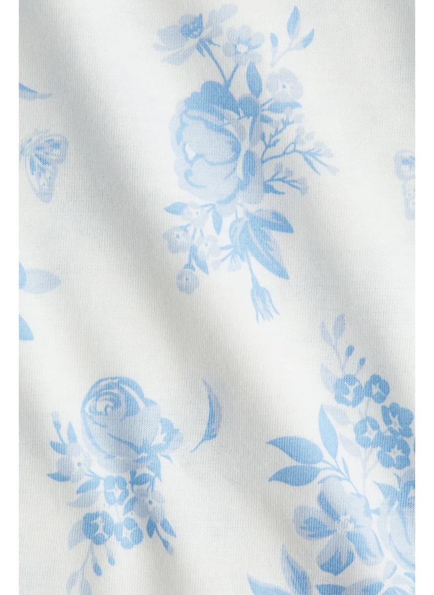 اتش اند ام Flutter-Sleeved Cotton Top