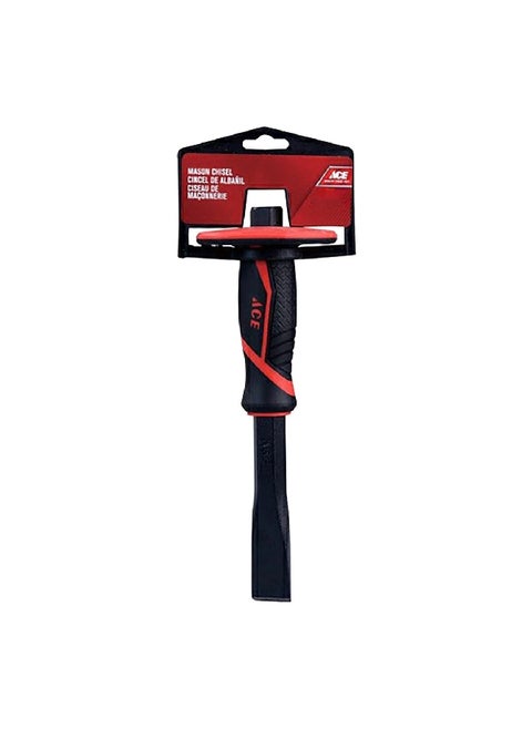 Durable TPR Grip Mason Chisel and Punch Black 250 x 19 mm XM19010162