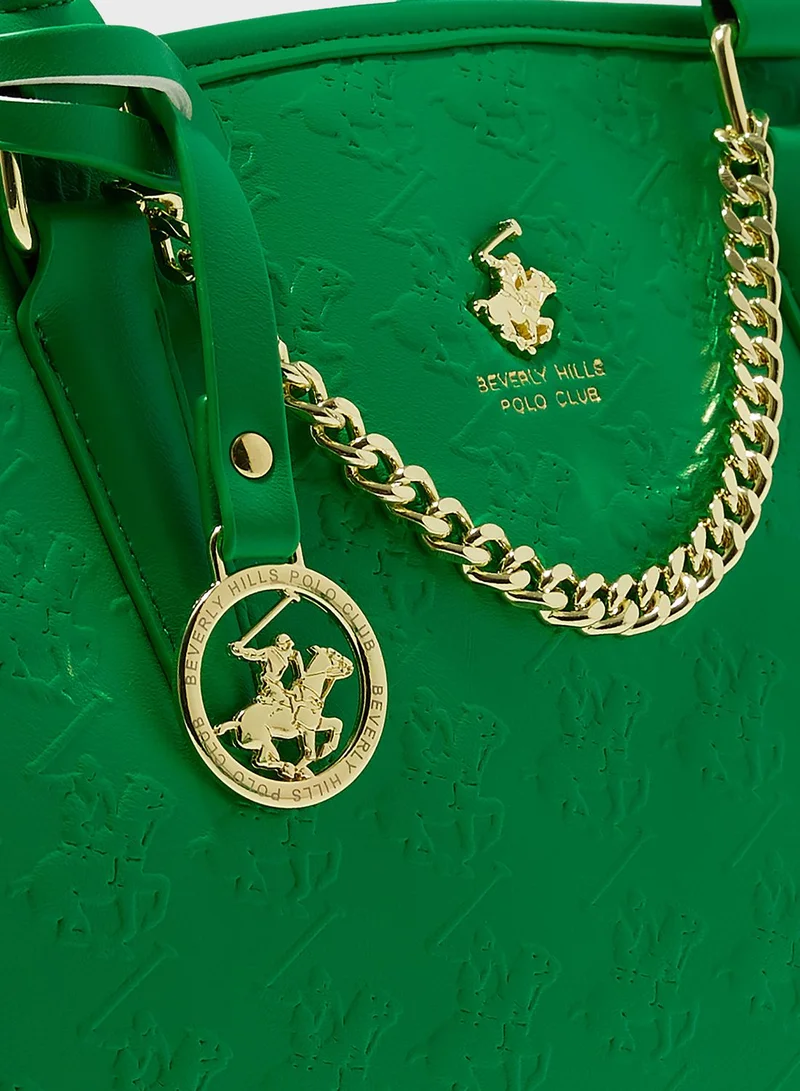 Beverly Hills Top Handle Satchels Bag