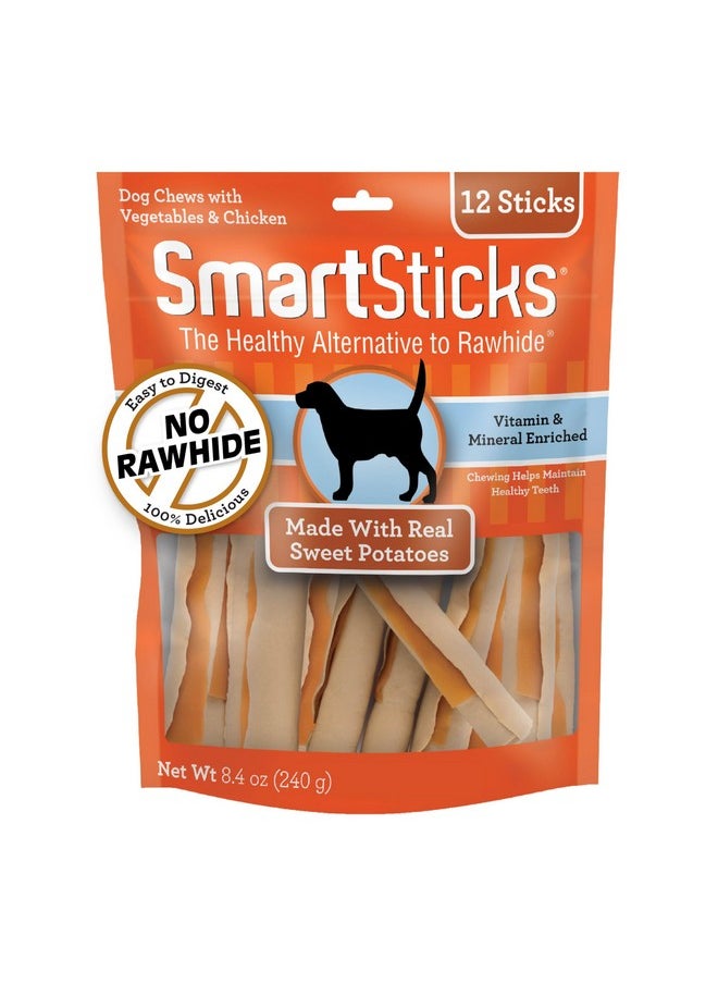 SmartBones SmartBones SmartSticks, Treat Your Dog to a Rawhide-Free Chew Made With Real Meat and Vegetables  - Image 1