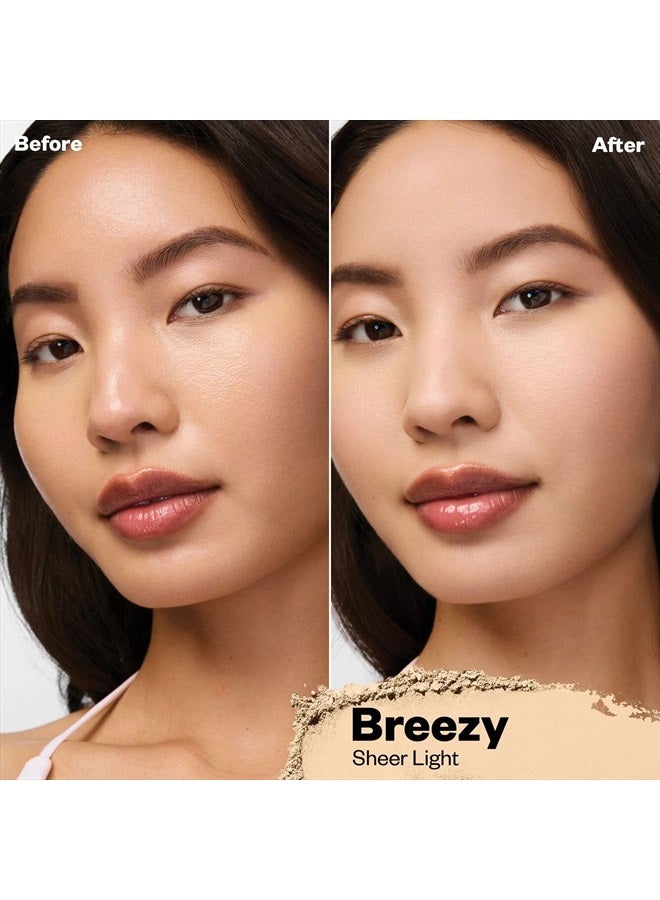 Kosas Cloud Set Face Setting Powder - Smoothing Shine Control, Soft, Sheer Translucent Makeup Finish, Portable & Long-Lasting Loose Pressed Baking Powder - Breezy (Sheer Light) - Image 2