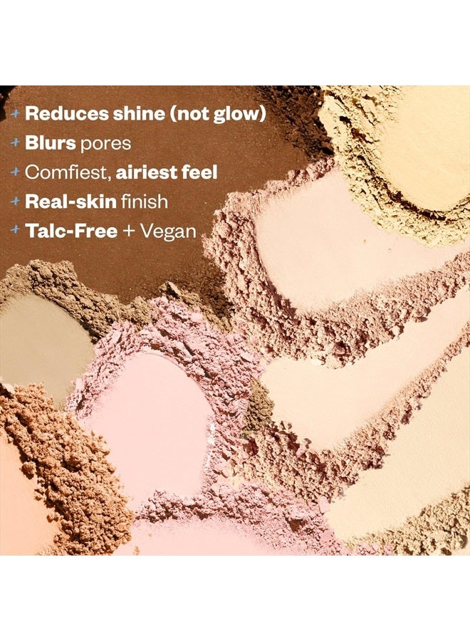 Kosas Cloud Set Face Setting Powder - Smoothing Shine Control, Soft, Sheer Translucent Makeup Finish, Portable & Long-Lasting Loose Pressed Baking Powder - Breezy (Sheer Light) - Image 4