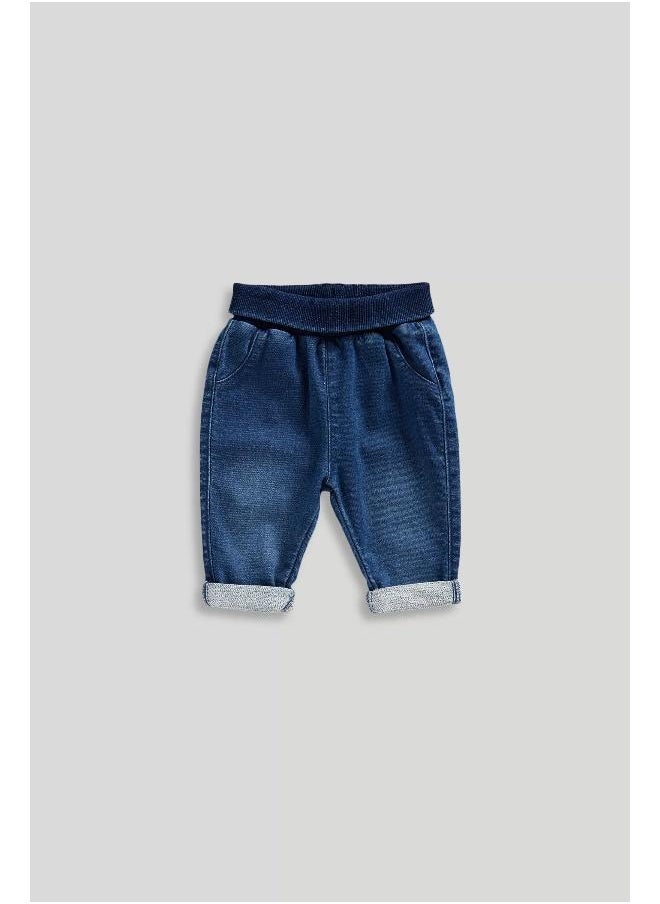 mothercare - Denim Joggers - Image 1