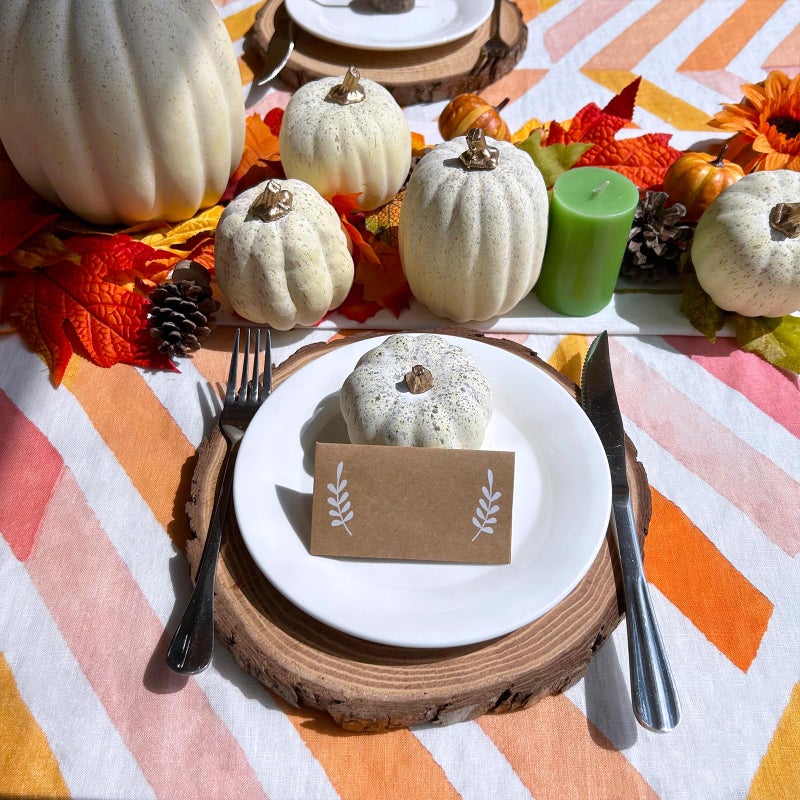 Winlyn Winlyn 7 Pcs Assorted Sizes Harvest Cream Artificial Pumpkins Faux Cream Pumpkins Foam Decorative Pumpkins for Fall Farmhouse Autumn Wedding Halloween Thanksgiving Rustic Harvest Table Centerpiece  - Image 3