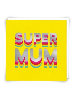 Supermum Yellow Greeting Card