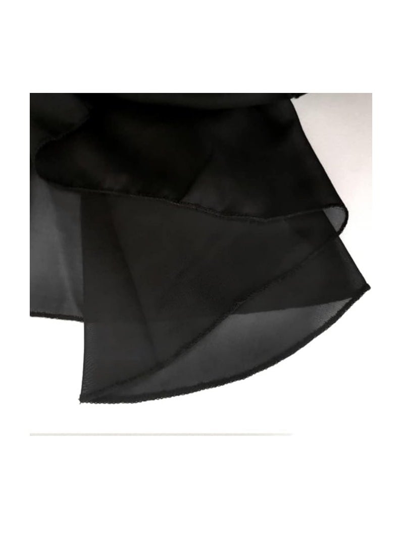 Backgarden Adult Long Flowy Sheer Chiffon Wrap Scarf Midi Skirt for Ballet Dance Skate Performance  - Image 2
