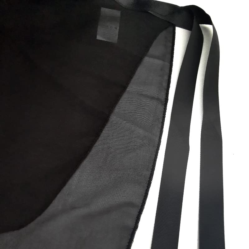 Backgarden Black Adult Long Flowy Sheer Chiffon Wrap Scarf Midi Skirt for Ballet Dance Skate Performance - Image 4