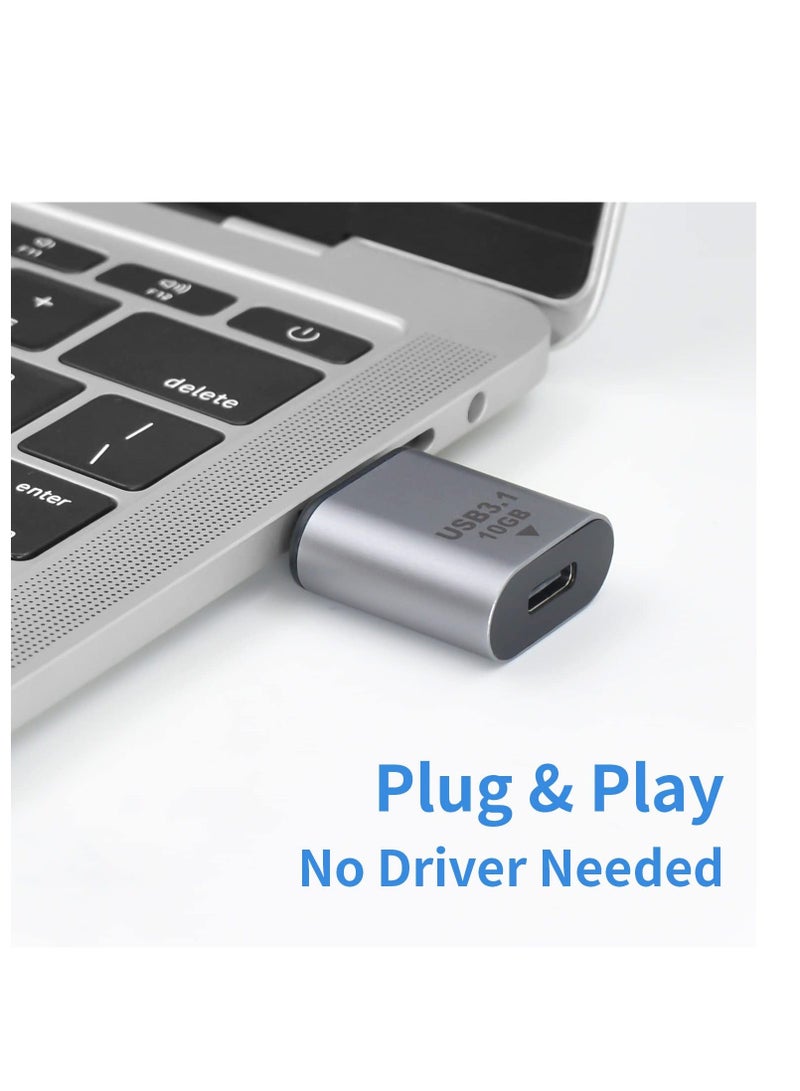 2 Pack USB Male to USB Type C Female Adapter, 3.1 USB A to C Adapter, OTG Fast Charging, Suitable for iphone, Laptop, Power, MacBook - Image 3