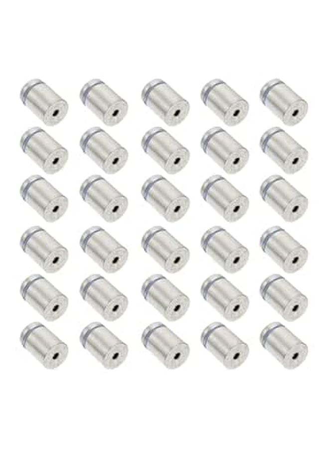 Gadpiparty 30 Pcs Stainless Steel Standoff Nails For Glass Frame Wall Mount Displays - Image 1
