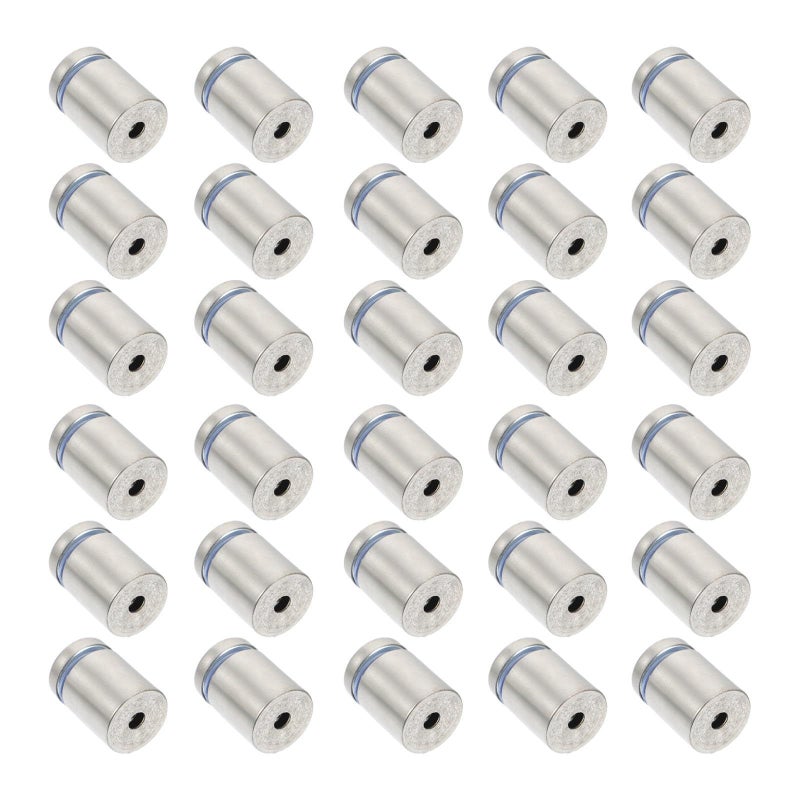 Gadpiparty 30 Pcs Stainless Steel Standoff Nails For Glass Frame Wall Mount Displays - Image 2