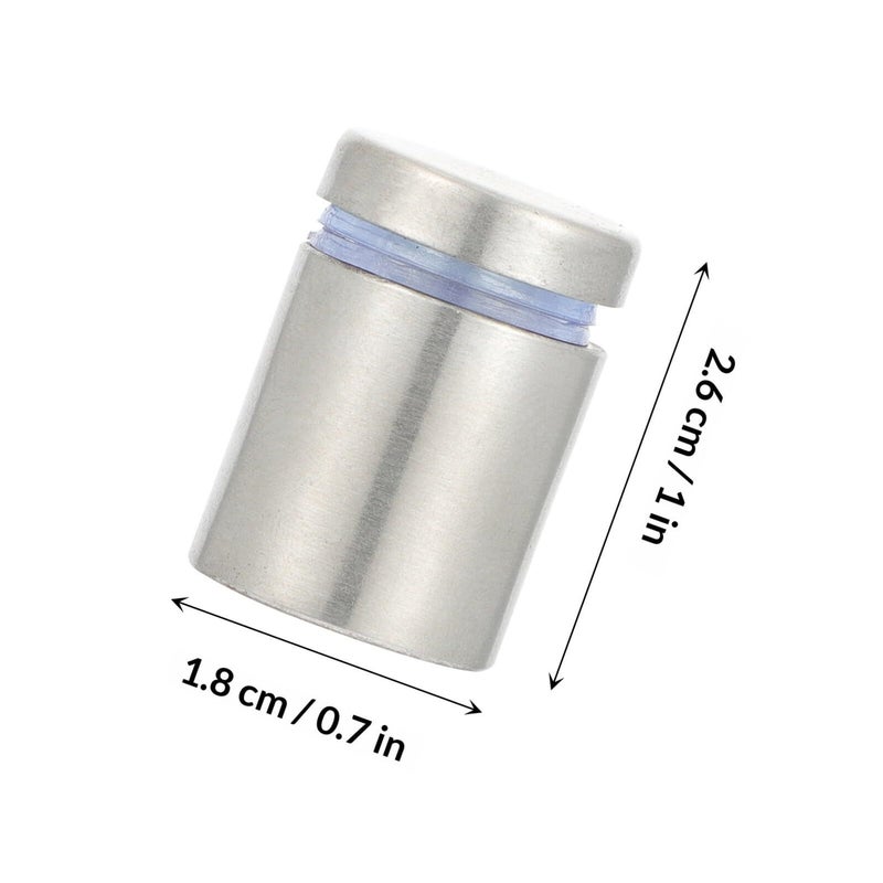 Gadpiparty 30 Pcs Stainless Steel Standoff Nails For Glass Frame Wall Mount Displays - Image 3