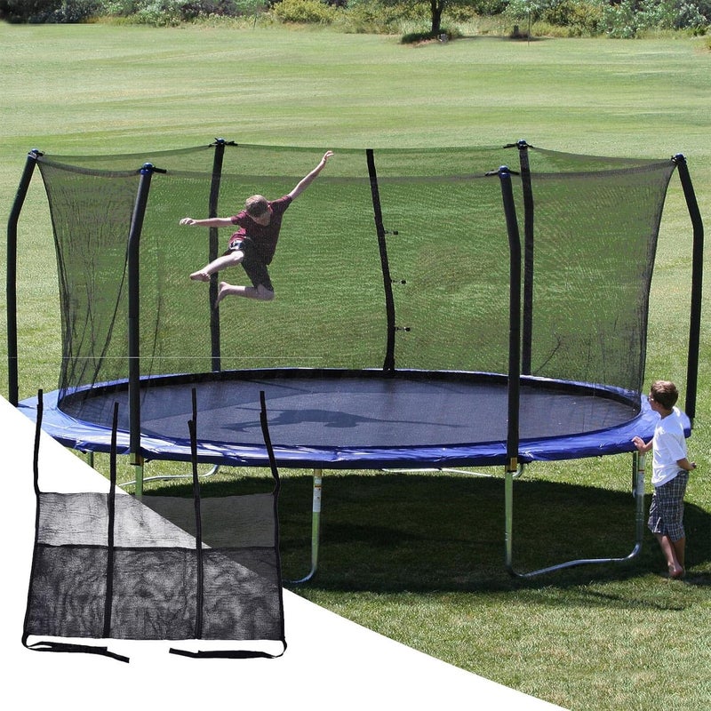 Trampoline Shoe Bag - Trampoline Storage Mesh Bag with 4 Straps | Lightweight Trampoline Storage Bag Pouch for Shoes, Balls, Toys Storage with 3 Pockets - Image 2