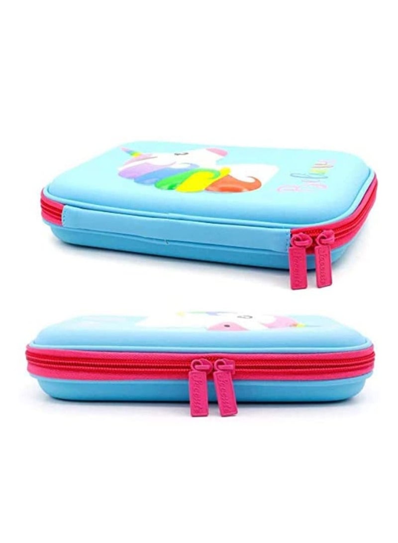 Cartoon Unicorn Pencil Case EVA Pen Pouch Stationery Box Anti-Shock for School Students Girls Teens Kids Stationary Gifts  - Image 4