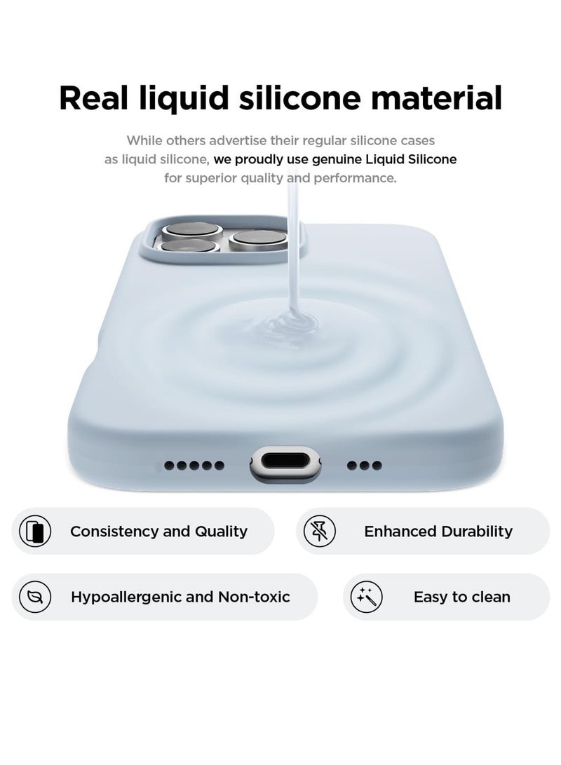 ELTRAZONE Light Blue Full Body Protection Case for iPhone 16 Pro - Shockproof, Slim Design with Anti-Scratch Microfiber Lining - Image 3