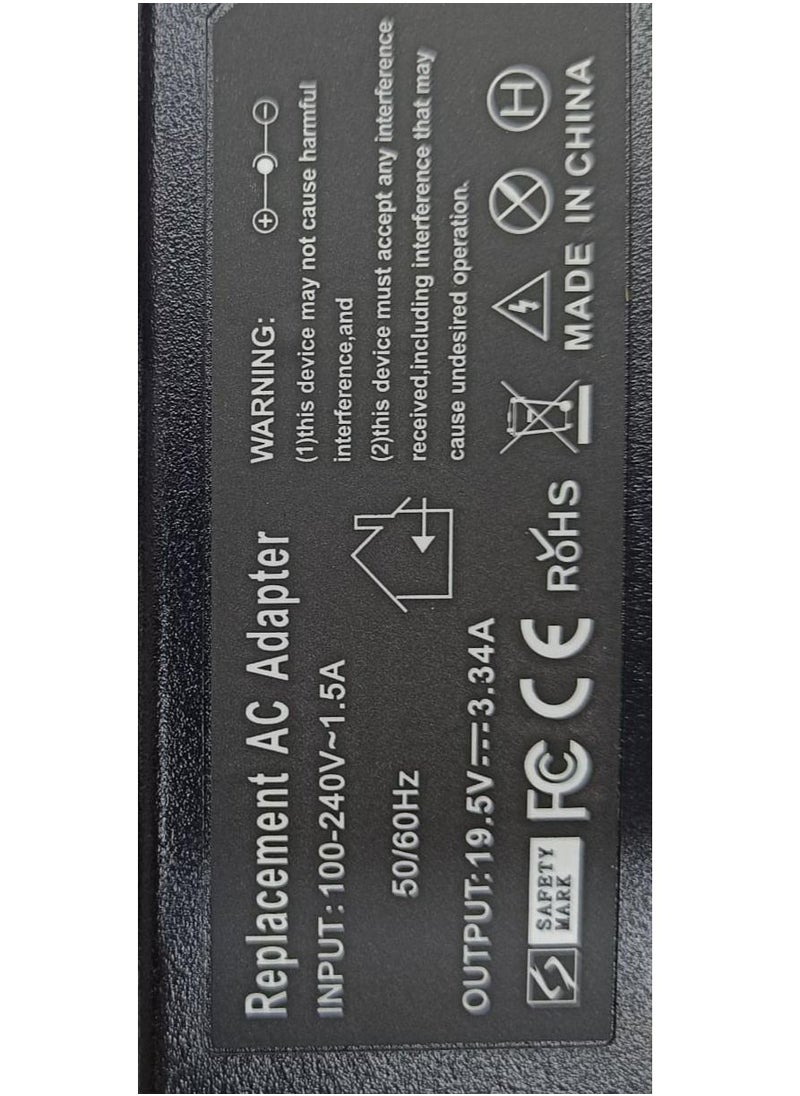 CS - شاحن محول طاقة بقوة 65 وات لأجهزة Dell Latitude E5250 وE5270 وE5440 وE5450 وE5470 وE5540 وE5550 وE5570 وE6440 وE6540 وE7240 وE7270 وE7440 وE7470 - Image 1