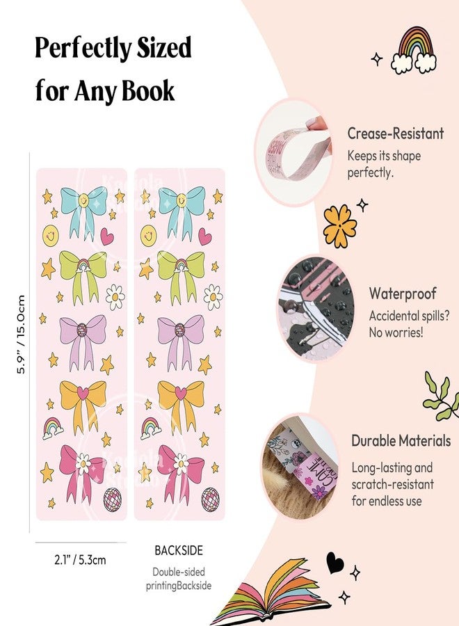 Kaciola Studio 10 PCS Colorful Bookmarks,Funny Bookmarks for Women,Double Sided Cute Romance Booklover Gifts,Book Lovers Gifts for Romance Reader Friends Girls - Image 5