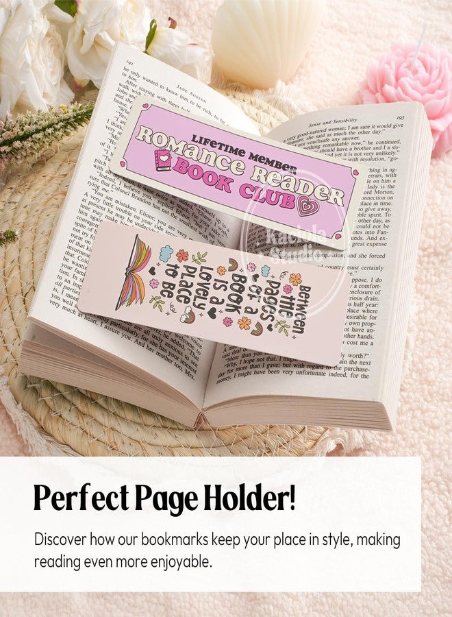 Kaciola Studio 10 PCS Colorful Bookmarks,Funny Bookmarks for Women,Double Sided Cute Romance Booklover Gifts,Book Lovers Gifts for Romance Reader Friends Girls - Image 3