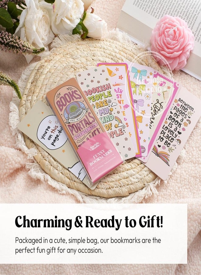 Kaciola Studio 10 PCS Colorful Bookmarks,Funny Bookmarks for Women,Double Sided Cute Romance Booklover Gifts,Book Lovers Gifts for Romance Reader Friends Girls - Image 4