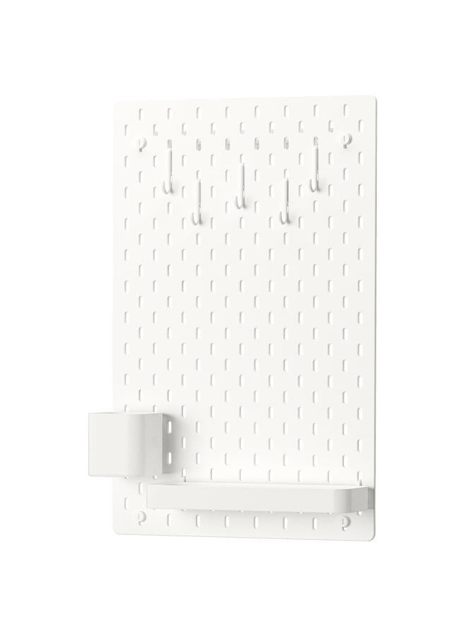 Green Tiger Pegboard Combination, White, 36X56 Cm - Image 1