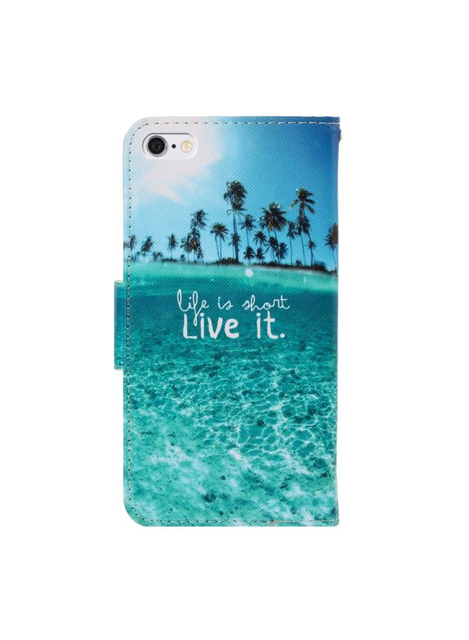 S-TOP Case For iPhone 6 / 6s 3D Colored Drawing Horizontal Flip PU Leather Case with Holder & Card Slots & Wallet - Image 3