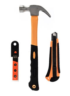 LAWAZIM Hammer and Cutter With Extra Blades Set - Durable, Secure Non-Slip Handle, and Easy Blade Replacement - Multi-Purpose Toolset for Home Repairs, Woodworking, DIY Projects, and Construction Work  - Image 2