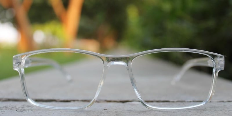 LENS+ Lensplus Rectangle TR Full Rim Eyeglasses with Blue Cut Lightweight Unisex Eyewear for Men & Women | Stylish Computer & Daily Use Frame - Image 2