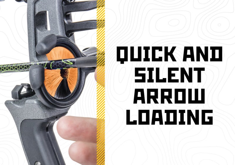 Trophy Ridge Kill Shot Whisker Biscuit Archery Arrow Rest, Ambidextrous, Orange, Medium - Image 2