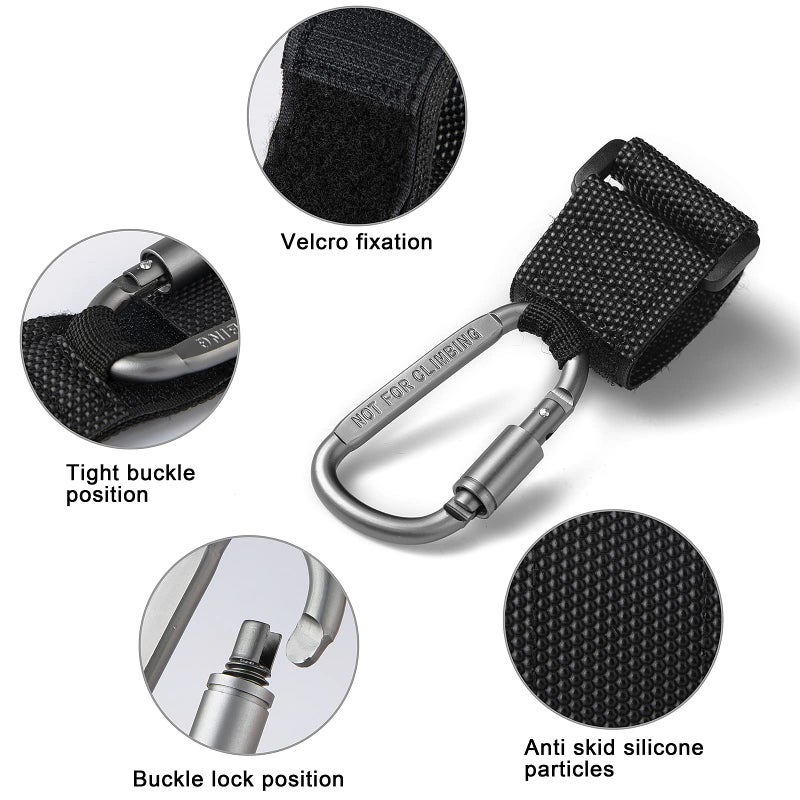 Longomat Baby Stroller Hook, Clip or Hang a Diaper Bag to Your Pram or Buggy, 2 Pieces - Image 4