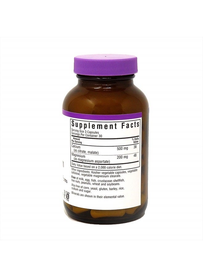 BlueBonnet Calcium Citrate Plus Magnesium Vegetarian Capsules, 90 Count - Image 2