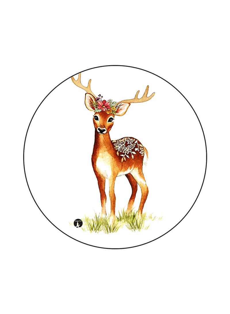 RKN Deer Printed Mouse Pad Multicolour
