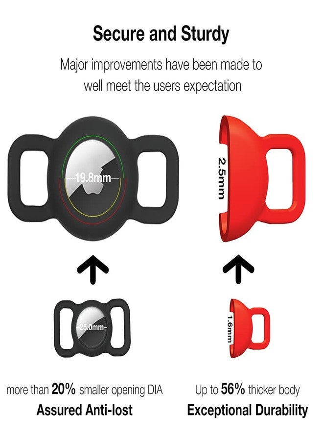 حامل طوق قطط من WHALEZON لجهاز Airtag، وحافظة حزام للقطط والكلاب الصغيرة لجهاز Airtag - Image 4