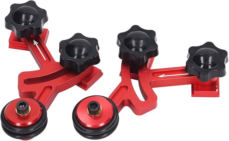 طقم عجلة توجيه منشار طاولة من سبائك الألومنيوم عالية القوة مع 4 كتل انزلاق مضادة للاهتزاز - Image 5