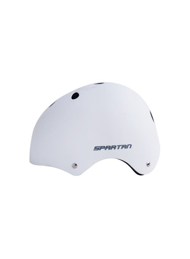 Spartan Matte Helmet (White) - Image 2