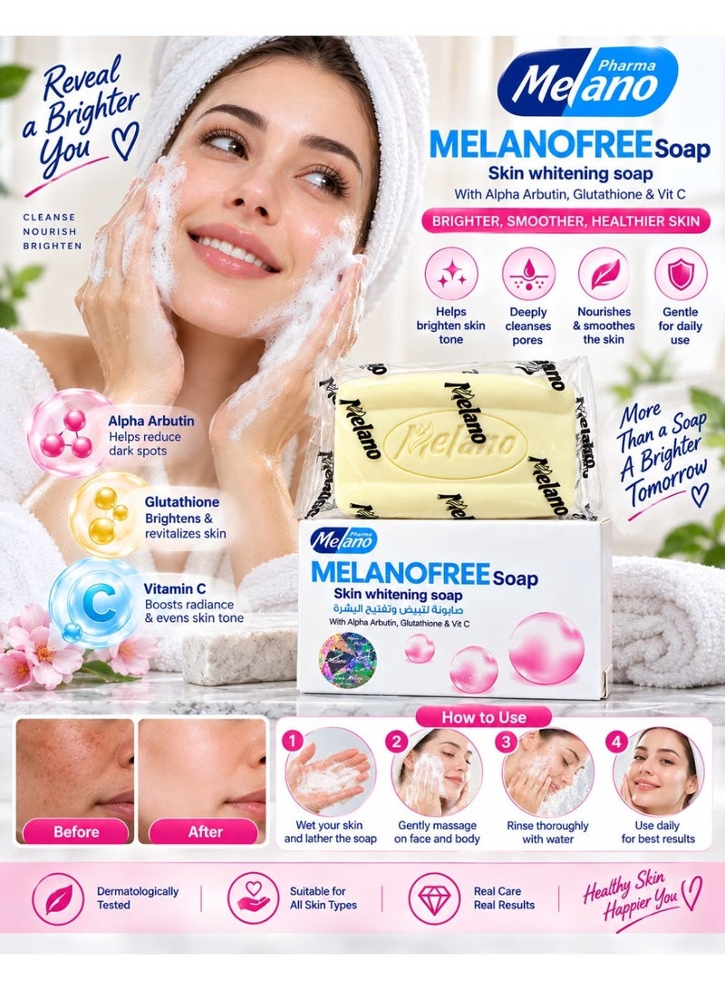 ميلانو 3 Pieces Of Skin Whitening Soap Melanofree - Image 3