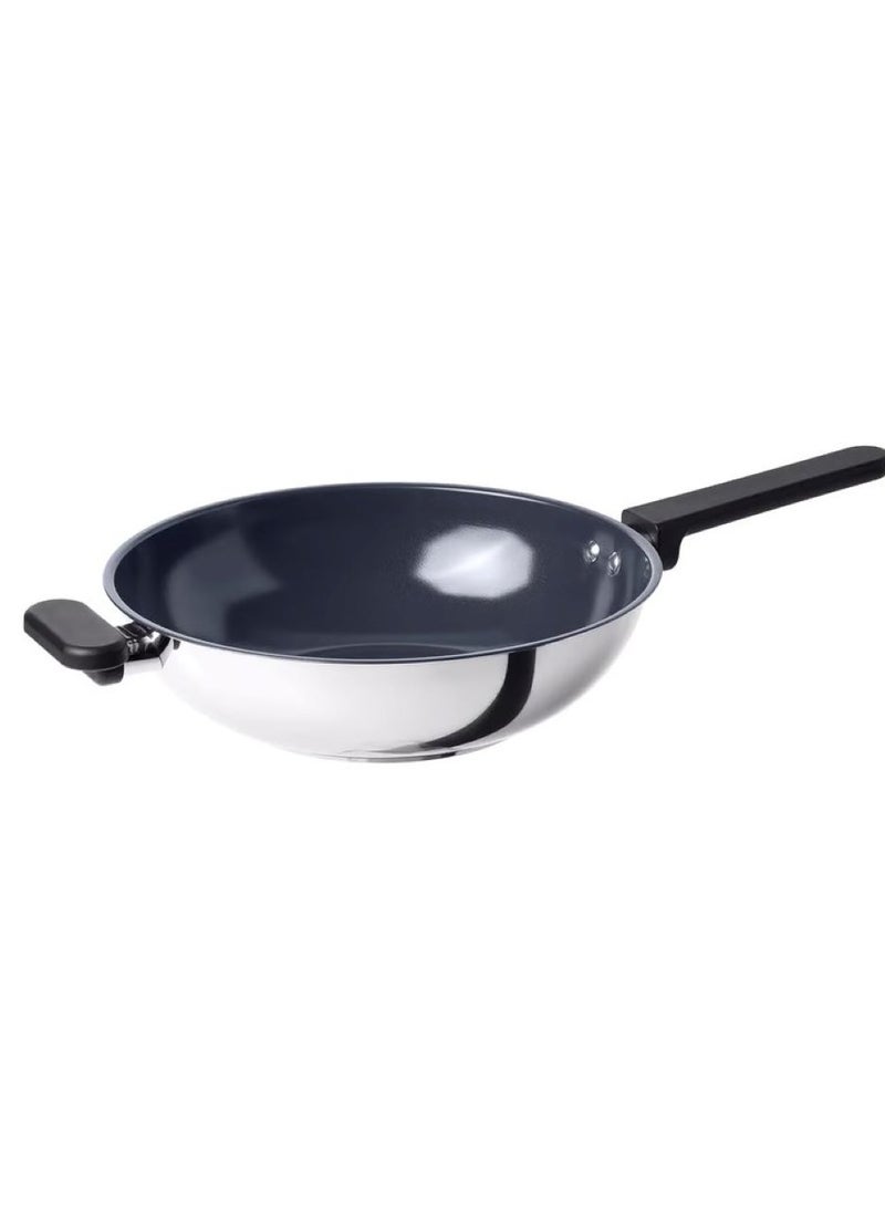 آيكيا فراكتا مقلاة ووك, مانع للالتصاق/ستينلس ستيل, 28 سم - Image 1