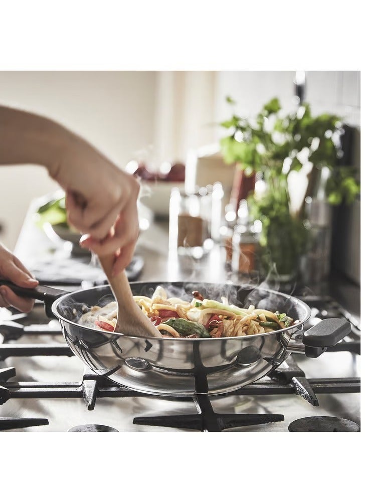 آيكيا فراكتا مقلاة ووك, مانع للالتصاق/ستينلس ستيل, 28 سم - Image 2