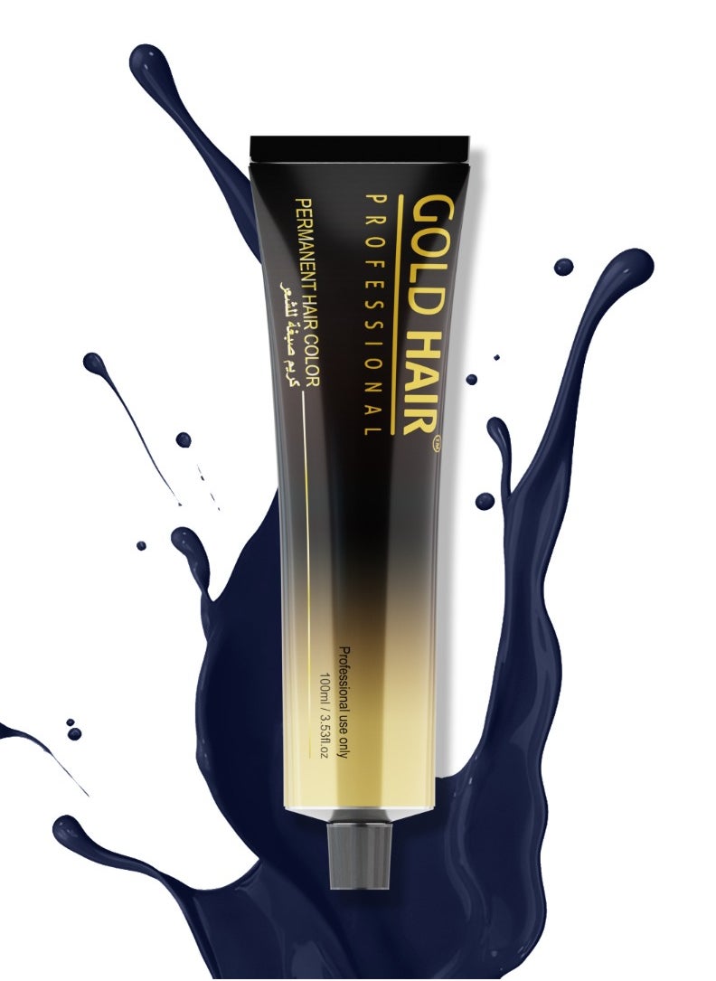 GOLD HAIR Gold Hair Permanent Hair Color | 7.10 BLUE ASH BLOND 100ML 