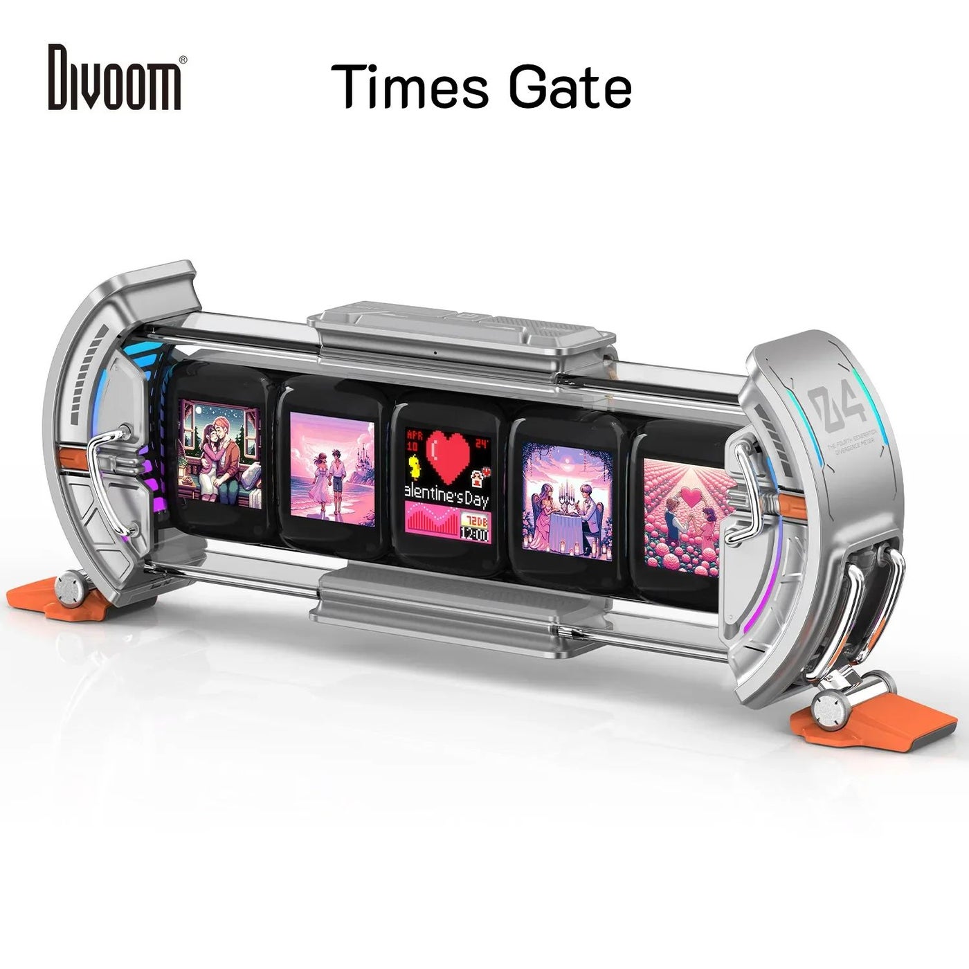 Divoom Divoom Times Gate Cyberpunk Digital Clock