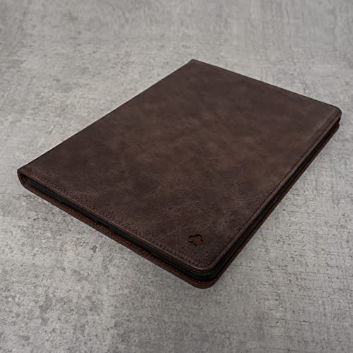 Porter Riley - Leather Case Compatible with iPad Pro 11" 5th Gen - M5 / M4 (2025/2024) Release. Premium Genuine Leather Stand/Cover/Flip Case (Chocolate Brown) - Image 3
