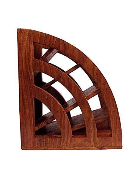 Wooden Art wooden Art Nice Collection Handmade Wooden Remote Control Storage Holder Stand Organizer (Brown)  - Image 3