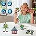 Axirata Magnetic Fidget Spinner Mini38 Blocks Glow Magnet Cube Transformable Fidget Spinner Infinity Cube 3x3x3 Cube4 in 1 Toy STEM Building Tiles Stress Relief Sensory Gift for Kid Boy Girl Adult - Image 4