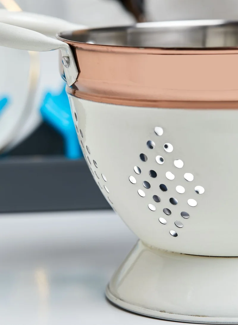 Premier Cream Copper Prescott Small Colander