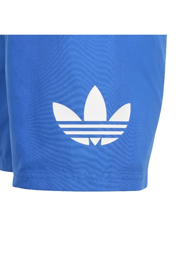 Adidas Originals Blue Adic 3-Stripes Short Kids for Men | Best Price UAE