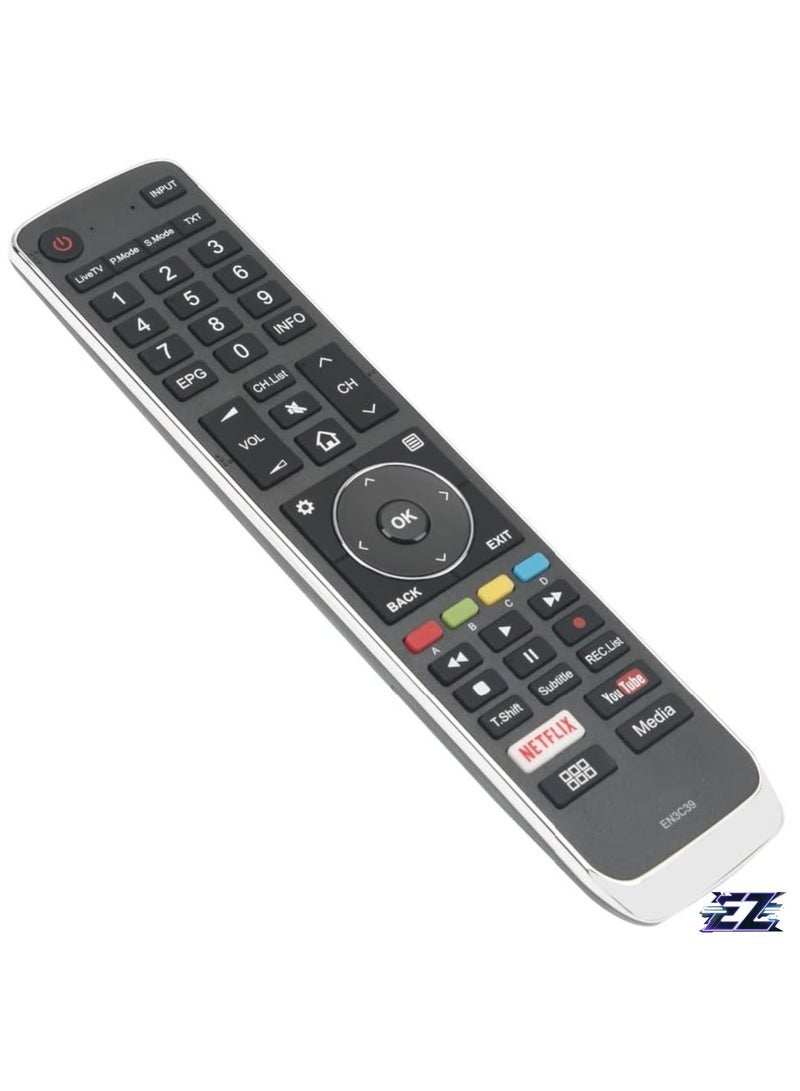 PopZa New Remote Control EN3C39 Suitable for Hisense TV Series 50N7 55N7 65N7 65N8 75N7 75N9 with battery - Image 2
