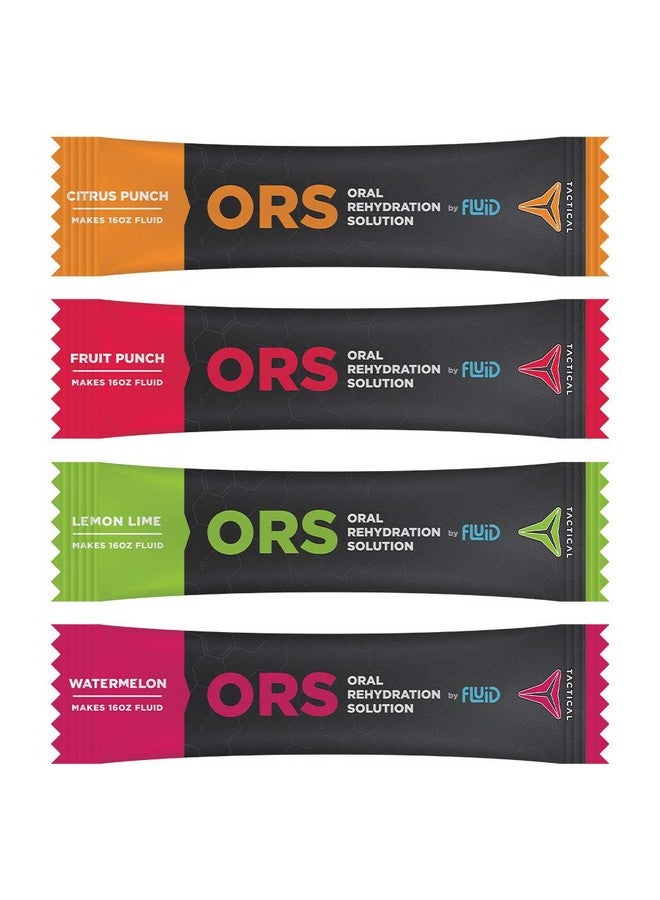 Health & Household Fluid Tactical - Ors (Oral Rehydration Solution), Recover Faster, Extreme Dehydration Electrolytes, 12Pack (Variety Pack)  - Image 1